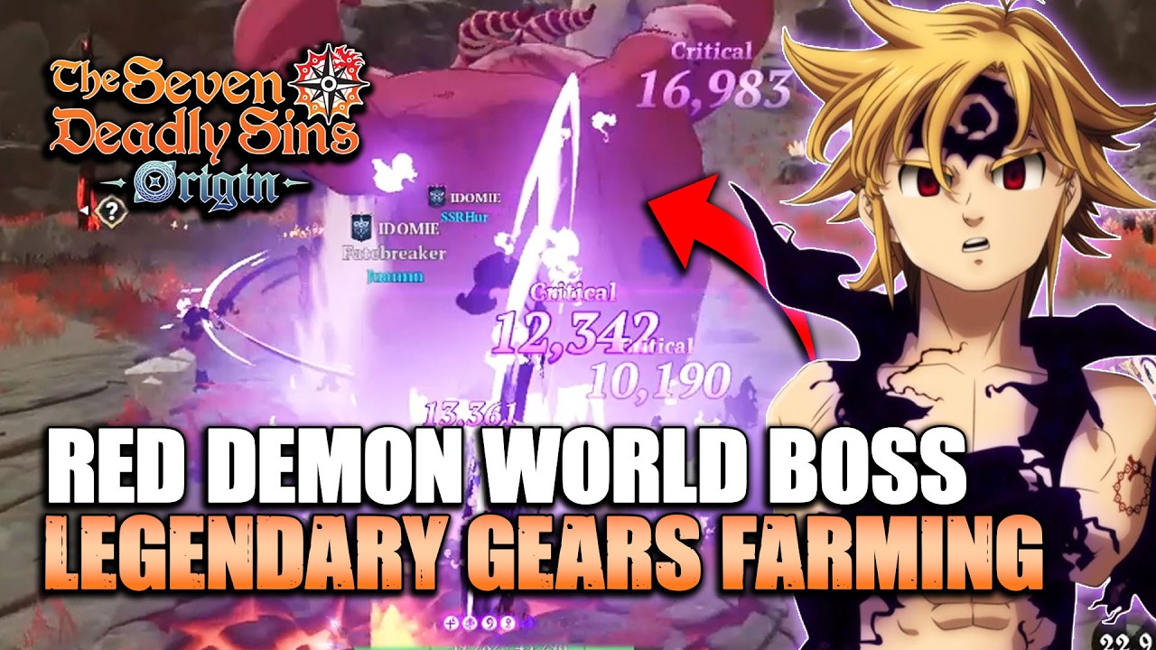 F2P Red Demon Hunt for Legendary Gears | The Seven Deadly Sins: Origin
