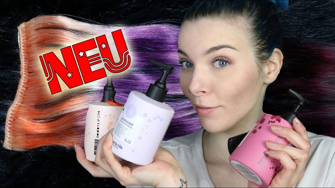Maria Nila PEACH, LAVENDER & CHERRY RED - Farbe, Haltbarkeit, Auswaschen - Infos zum Produkt