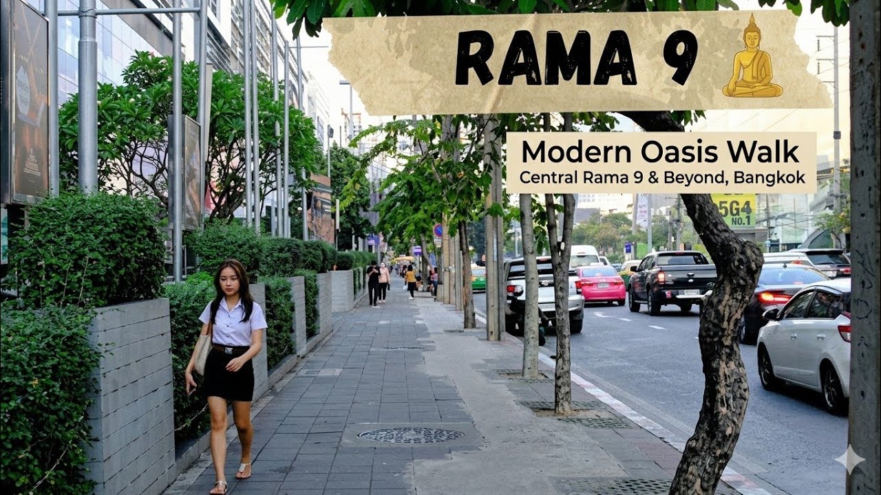 Modern Oasis Walk: Central Rama 9 & Beyond in Bangkok, Thailand