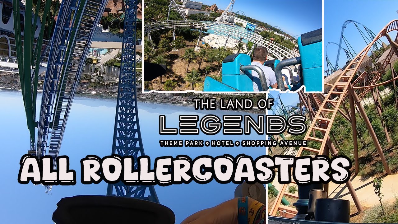 All Rollercoasters @ Land of Legends Themepark Turkey 2025