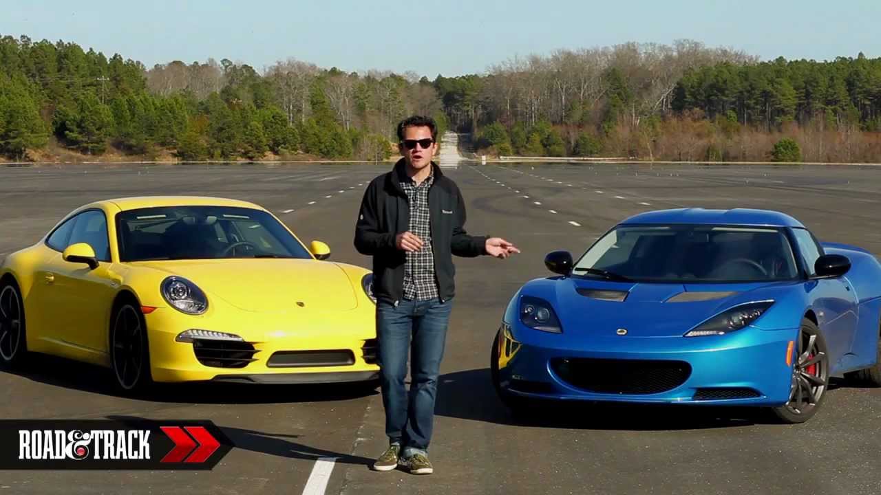 Porsche 911 PDK vs. Lotus Evora IPS