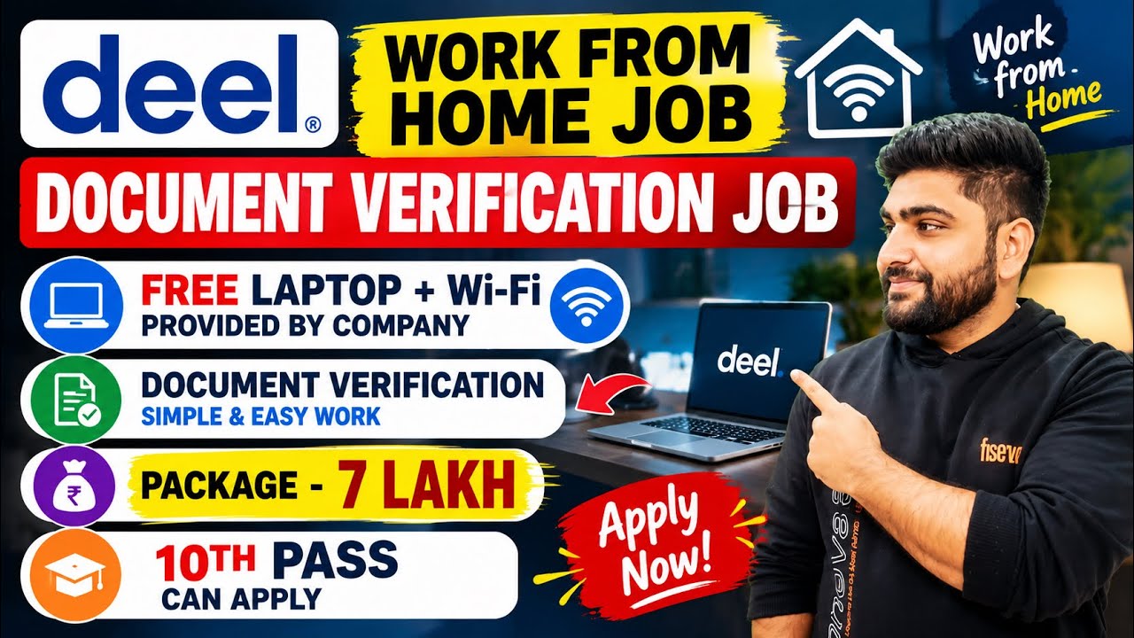 Deel | Work From Home Jobs 2026 | 10th Pass Job | Online Jobs at Home For Students | New Job Vacancy