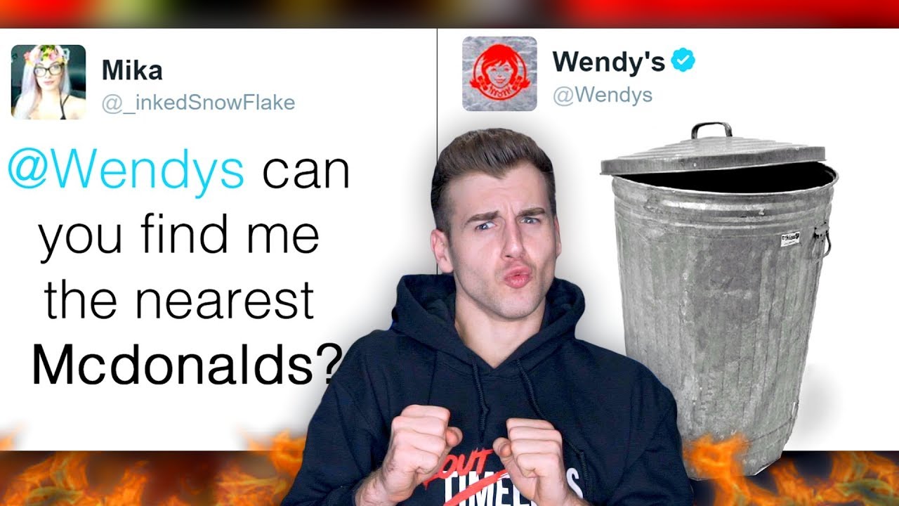 Hilarious Twitter Roasts By Wendy's (CLAPBACK TWEETS)