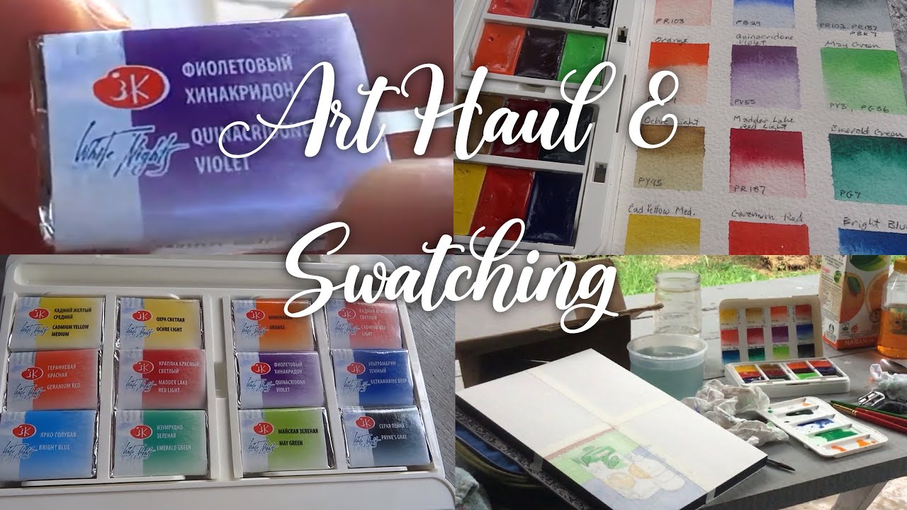 Art Haul/Swatching the White Nights Botanical Set