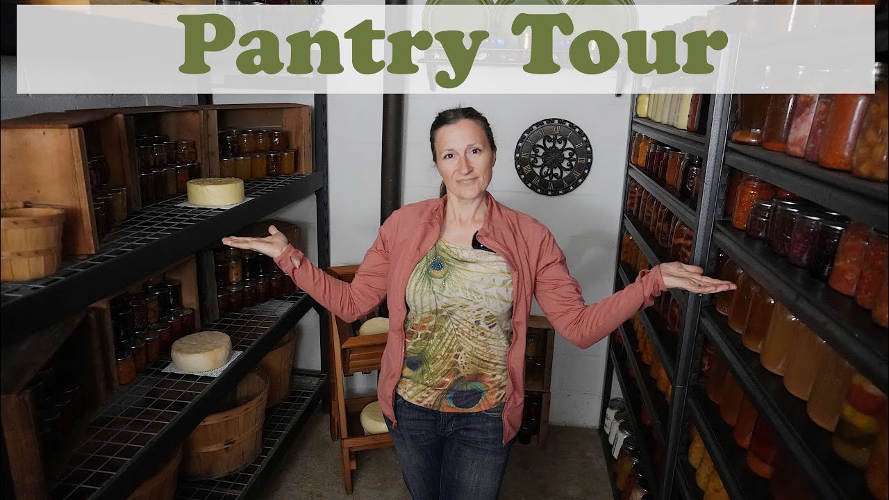 Root Cellar Tour | A Year's Worth of Food Storage | Canning Pantry Tour
