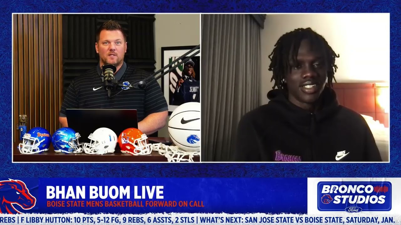 Bronco Studios: 1-on-1 Interview with Boise State MBB Freshman Bhan Buom
