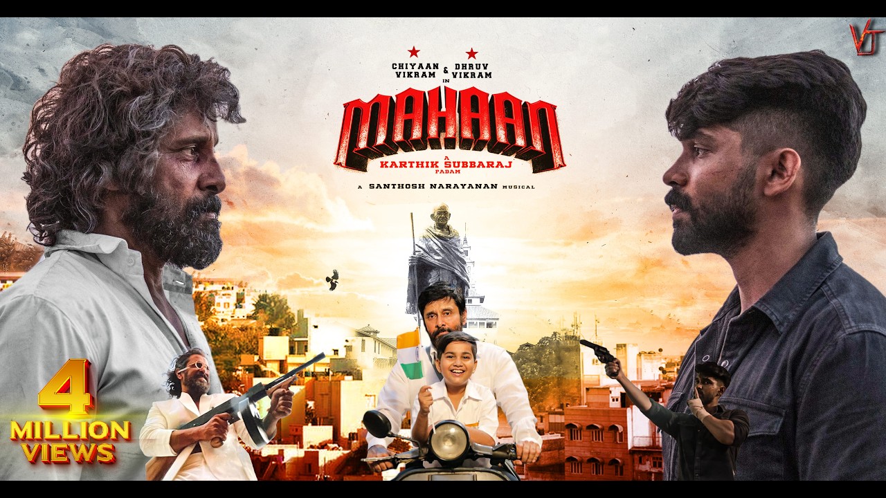 MAHAAN - Rise and Fall of GANDHI and DADA | Chiyaan Vikram | Dhruv Vikram | Karthik Subbaraj |