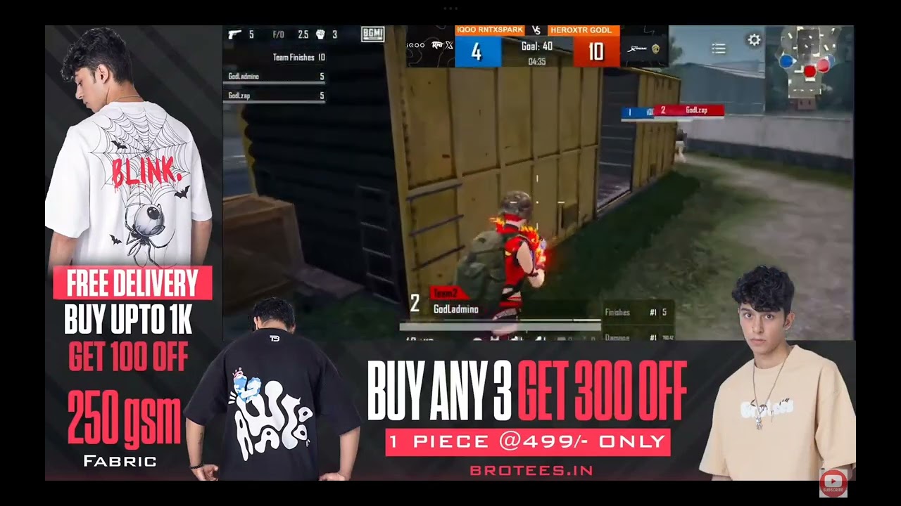 Godlike eSports vs RnTx eSports 2v2 TDM Battle #godlike #rntx