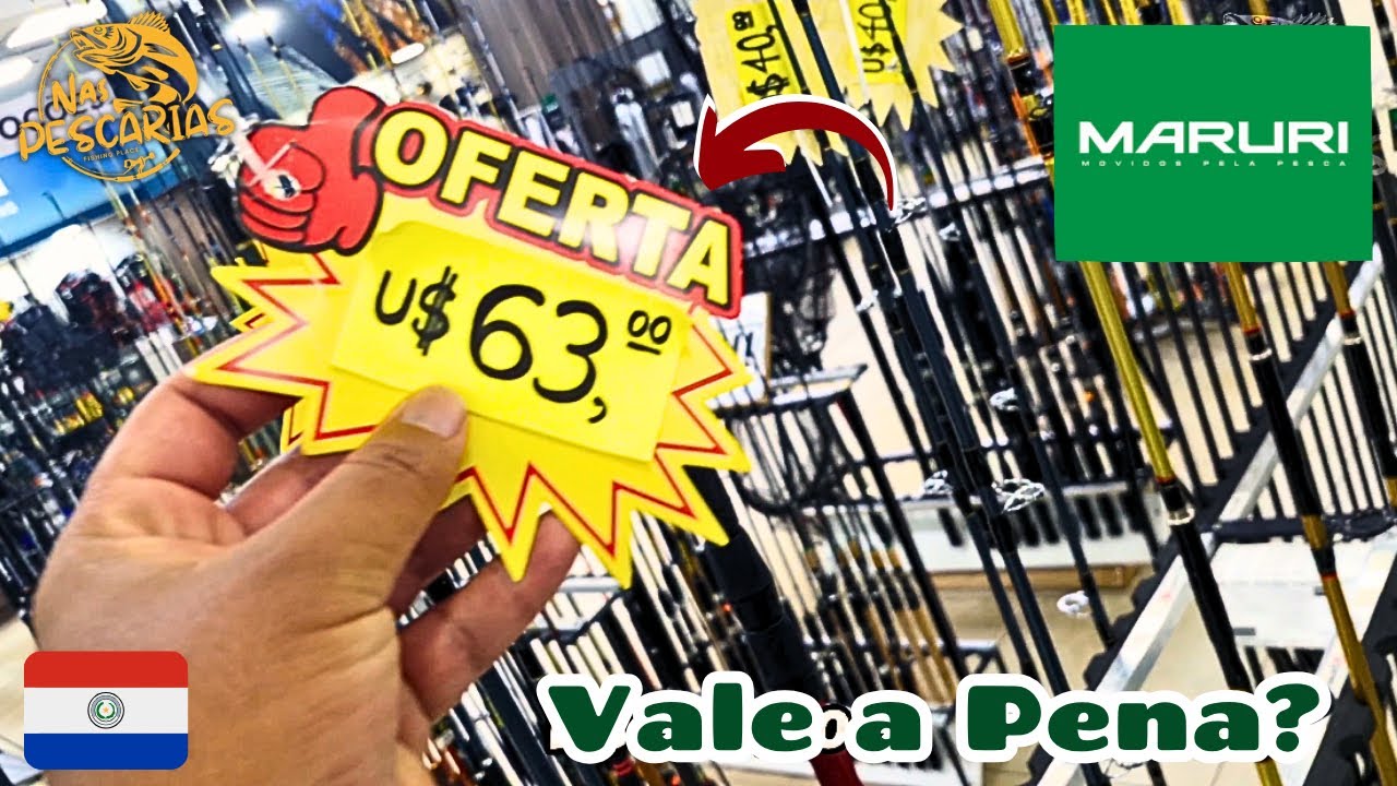 Conferi os PREÇOS DE TRALHAS DE PESCA na LOJA MARURI PARAGUAI 🇵🇾 e Não Acreditei! #Corte Pescaria