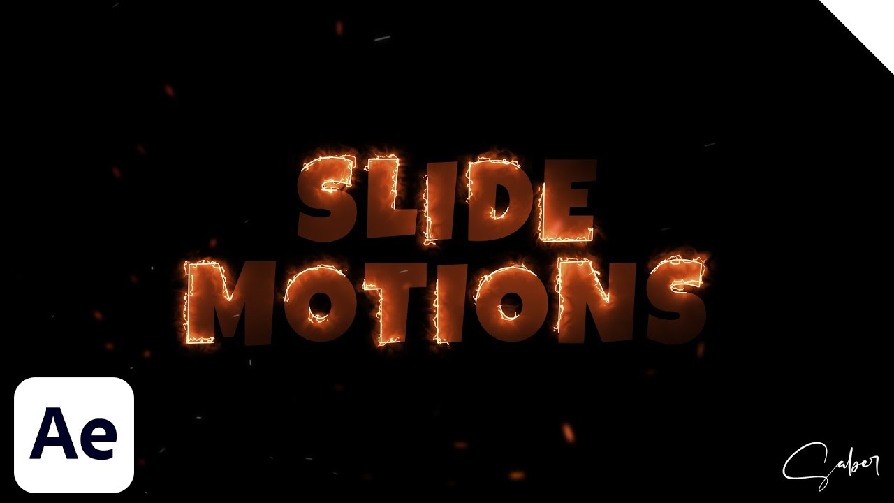 Как сделать красивую Анимацию Текста в After Effects - Saber After Effects Tutorial