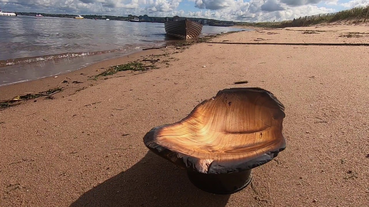 Woodturning   a driftwood platter