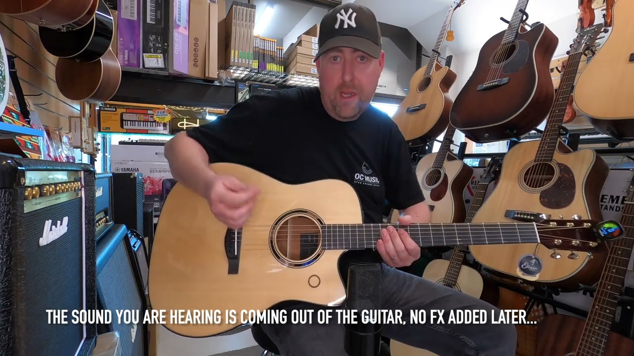 Yamaha TransAcoustic TAG3C quick looper demo