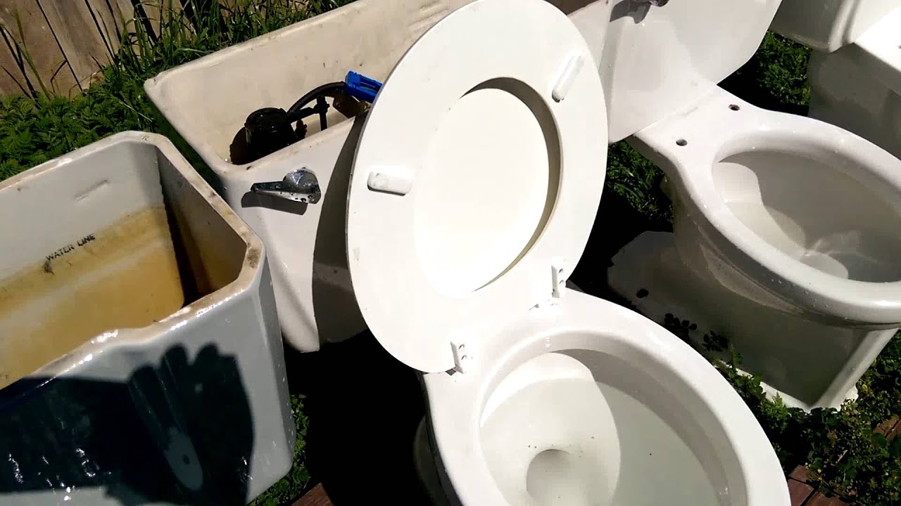 Flushing 8 toilets