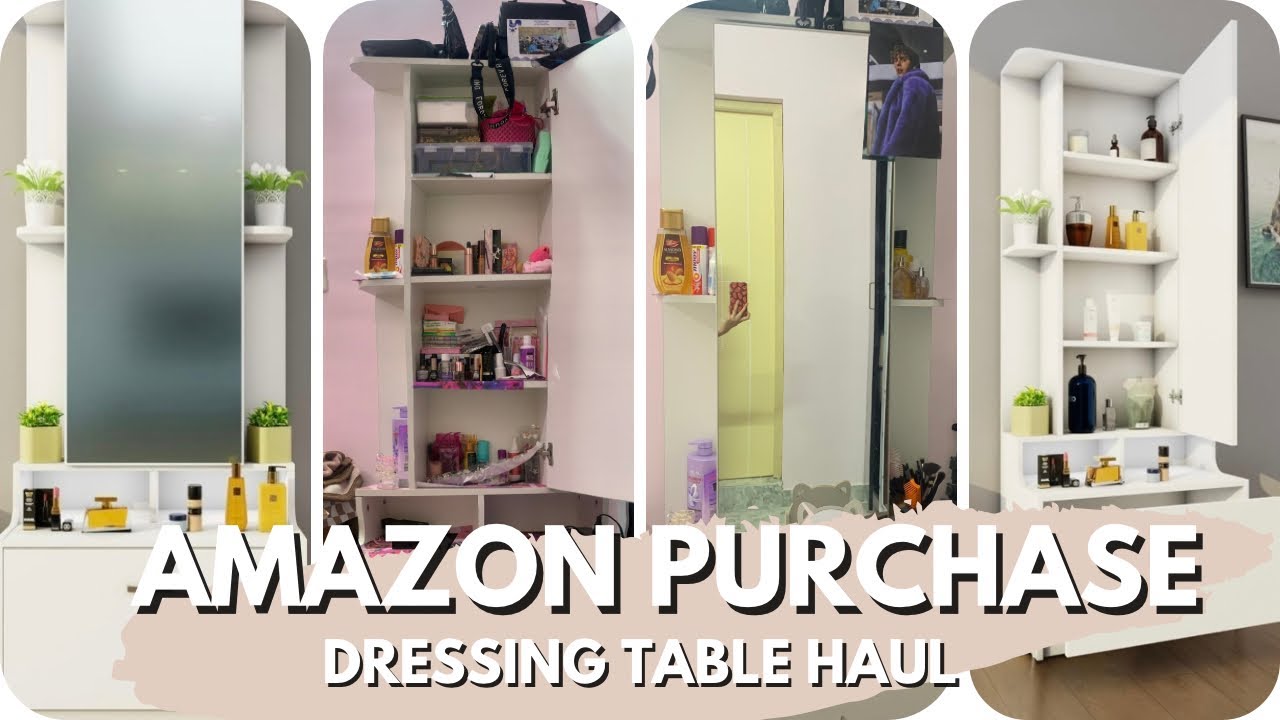 Amazon dressing table review | vanity closet from Amazon #amazonfinds #amazonhaul #amazonproducts