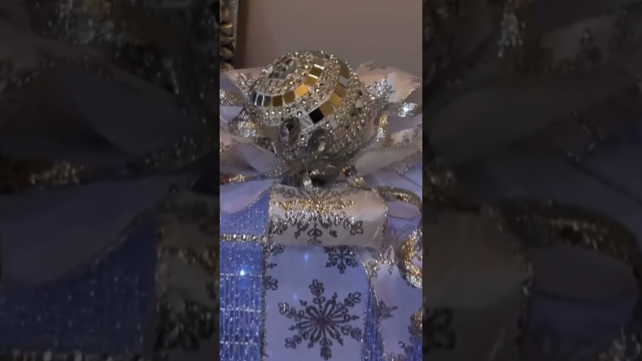 DIY DOLLAR TREE LIGHTED GIFT BOX | YouTube Video Short