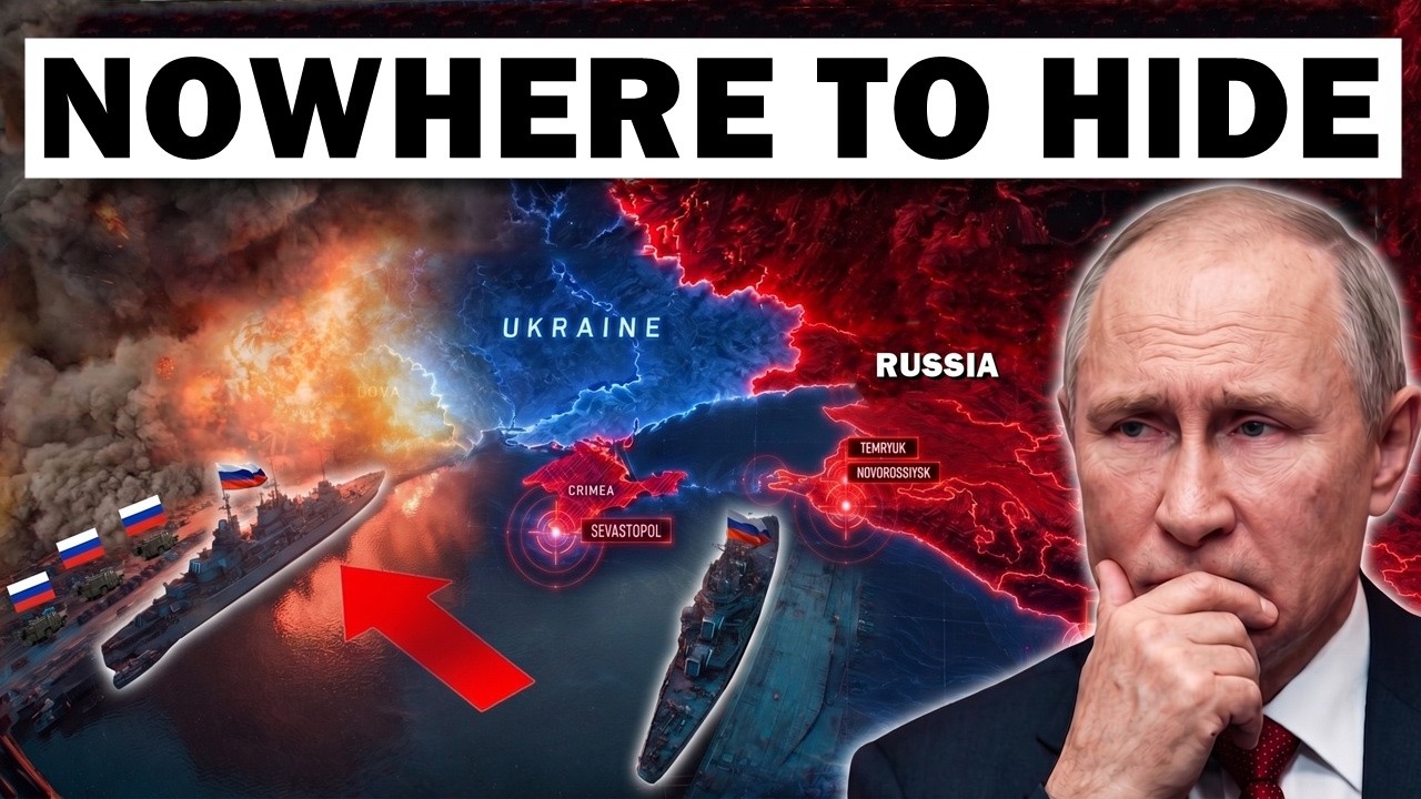 Флот Путина ВЫНУЖДЕН отступить... Прямо в смертельную ловушку в Черном море