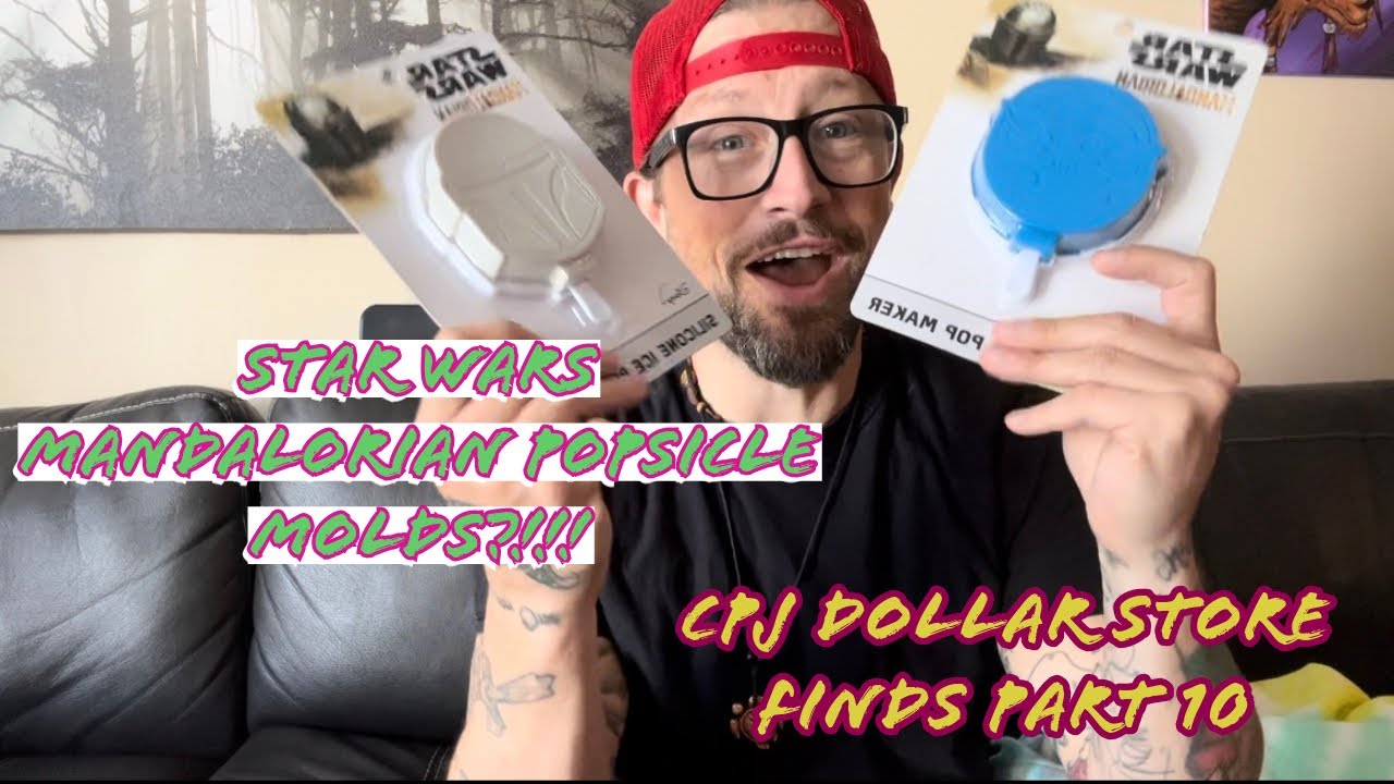MANDALORIAN POPSICLE MOLDS!? Dollar Store Finds Part 10 #dollarstore #starwars #popsicles #coolfinds
