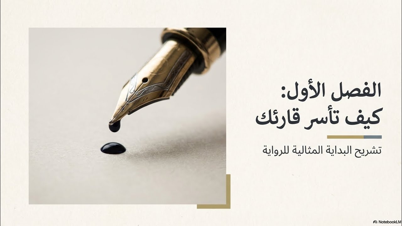 كيف تكتب الفصل الأول من روايتك ليجعل القارئ لا يتوقف عن القراءة