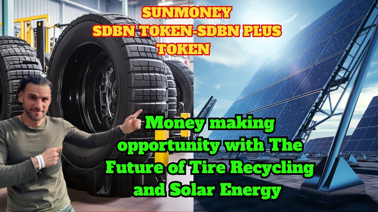 Money making opportunity with The Future of Tire Recycling and  Solar Energy #sunmoney