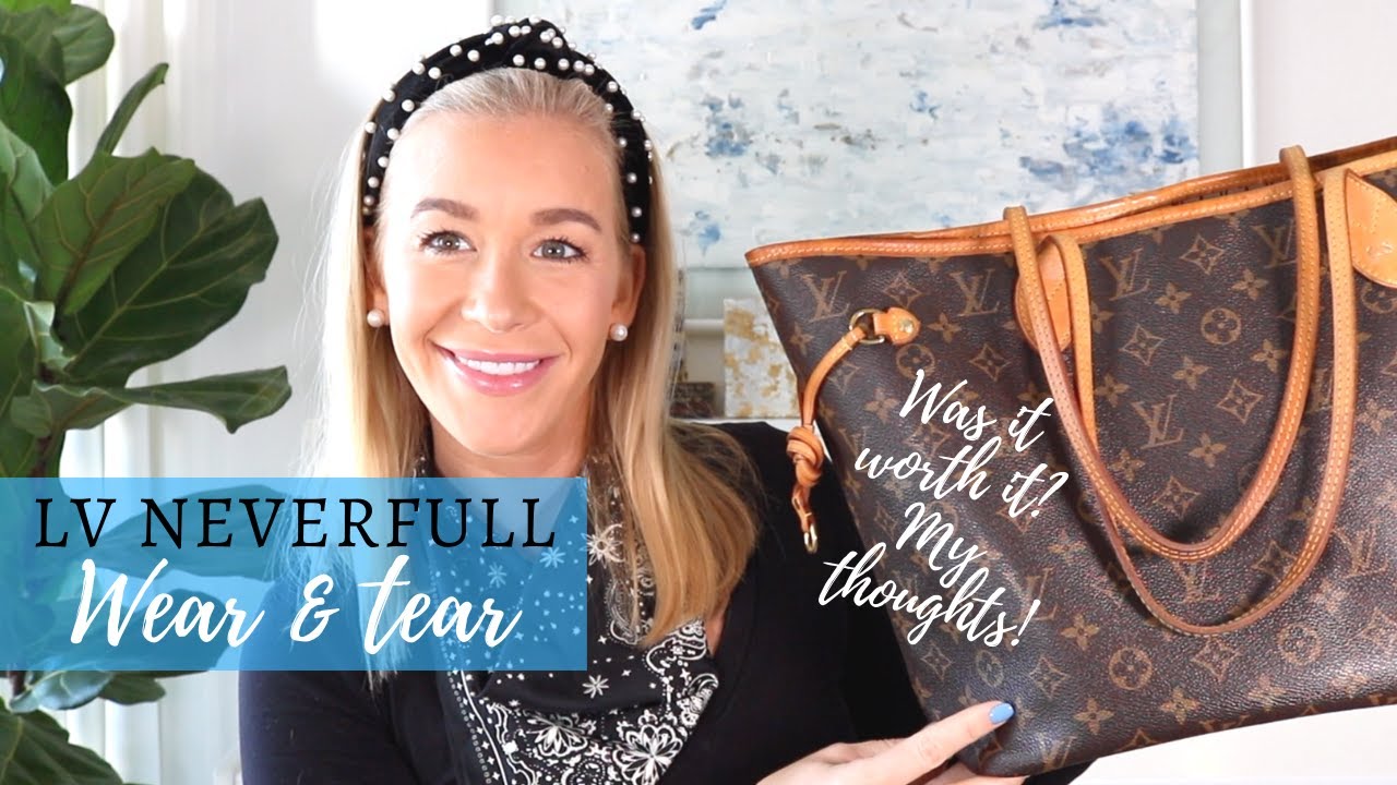LOUIS VUITTON NEVERFULL MM WEAR & TEAR | LV NEVERFULL UPDATE