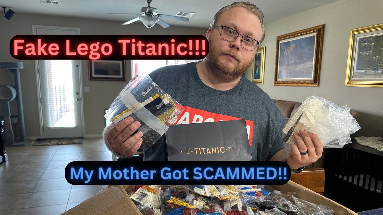 ПОДДЕЛЬНЫЙ Титаник из Lego!! (Мою маму ОБМАНУЛИ!!)