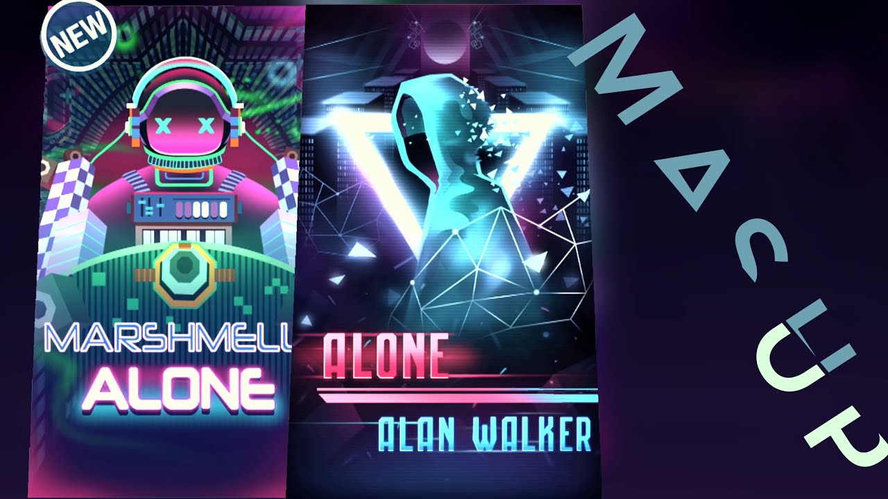 Rolling Sky - Alone 1+2 (Marshmello & Alan Walker) [MASHUP/REMIX]