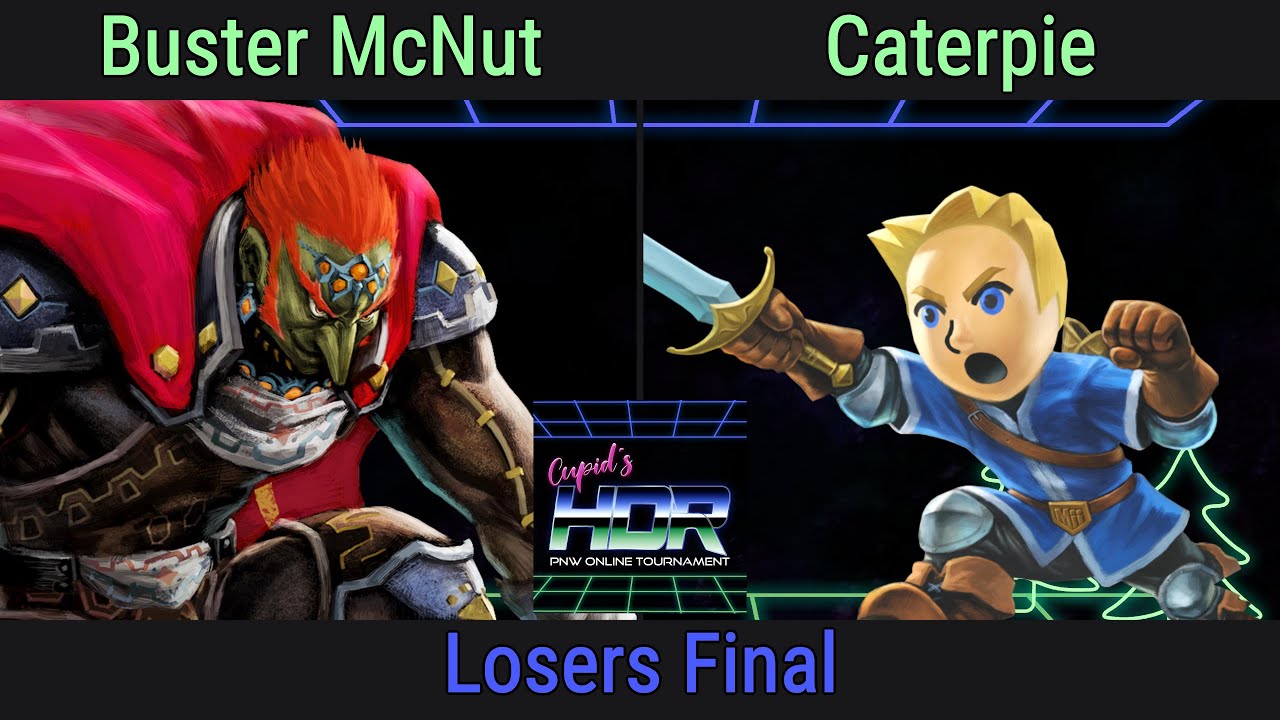 Buster McNut (Ganondorf) VS Caterpie (Mii Swordfighter) | Cupid's PNW HDR Online Tournament #8 - LF