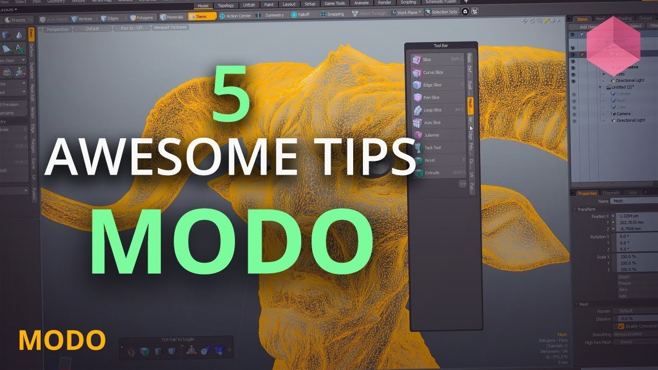 5 Awesome Tips in MODO