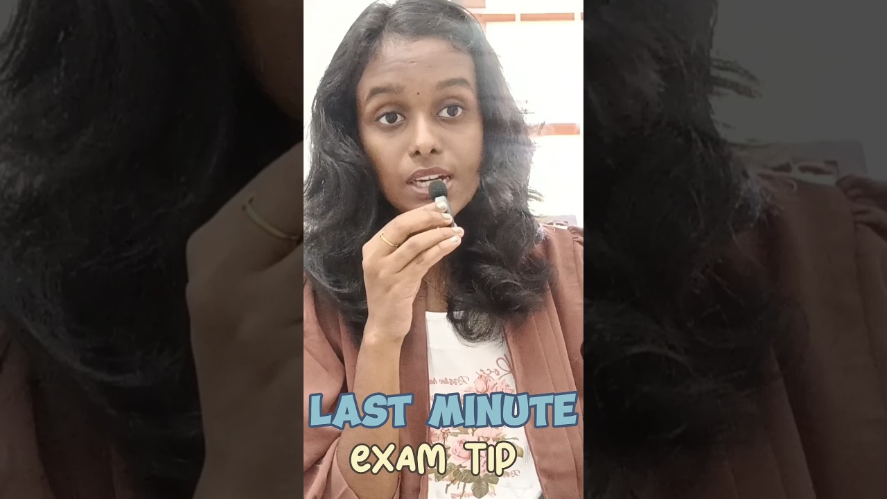 Last Minute exam preparation tip✨🦋 #shorts #studytips #btech #ktu #lastminutetips
