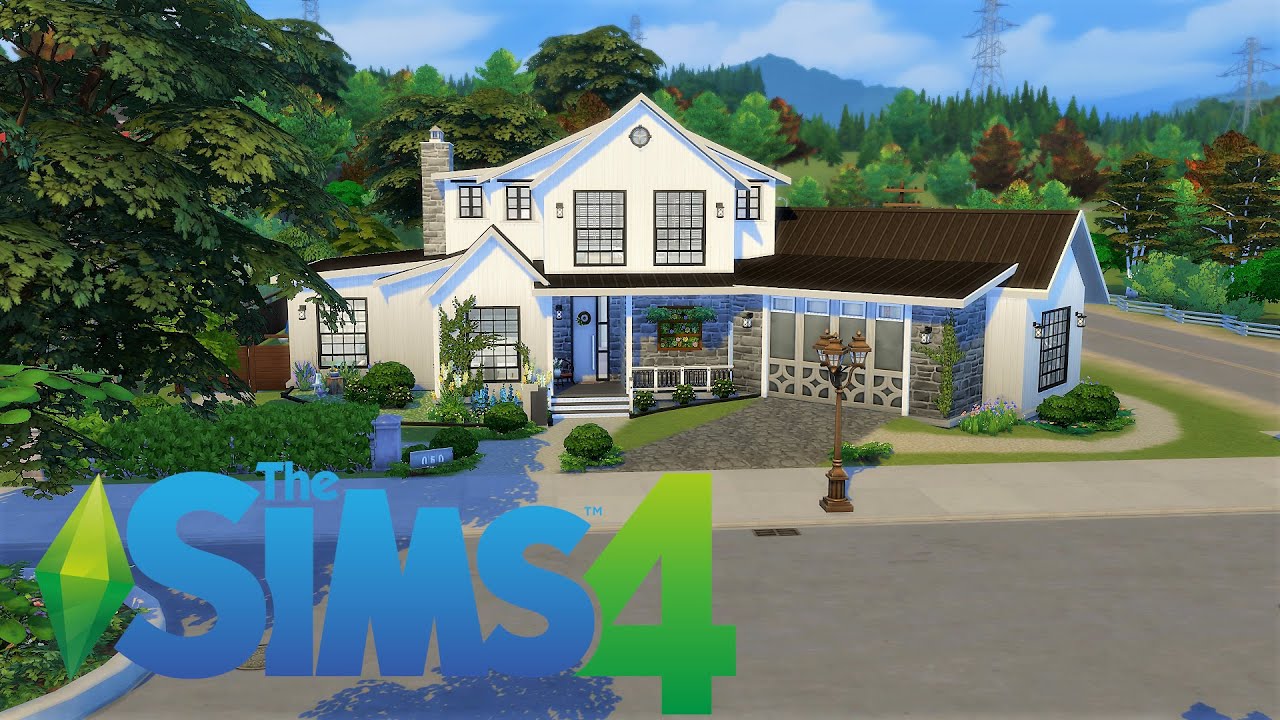 Modern Farmhouse Family Home I Stop Motion I No CC I The Sims 4
