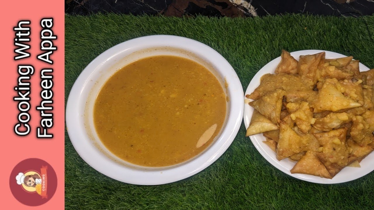 Street Style One Bite Samosa With Aloo Ki Chutney - Ramadan Special Recipe By Farheen Appa 