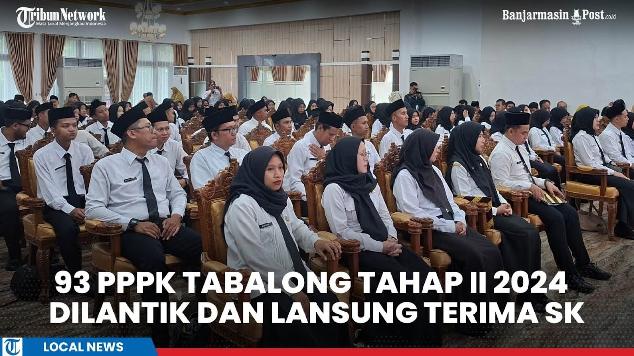 Puluhan PPPK Pemkab Tabalong Kembali Dilantik, Langsung Terima SK Pengangkatan