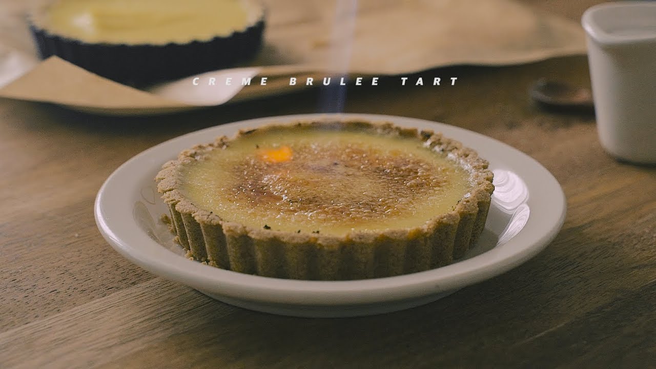 노오븐 디저트, 크렘브륄레 타르트 : Creme Brulee Tart | Honeykki 꿀키