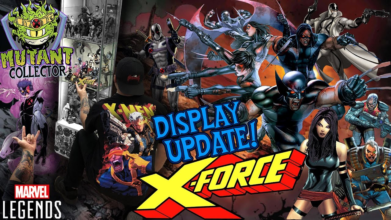 Marvel Legends Collection X FORCE🖤UPDATE! Display Video 2025 | RockShow Blog