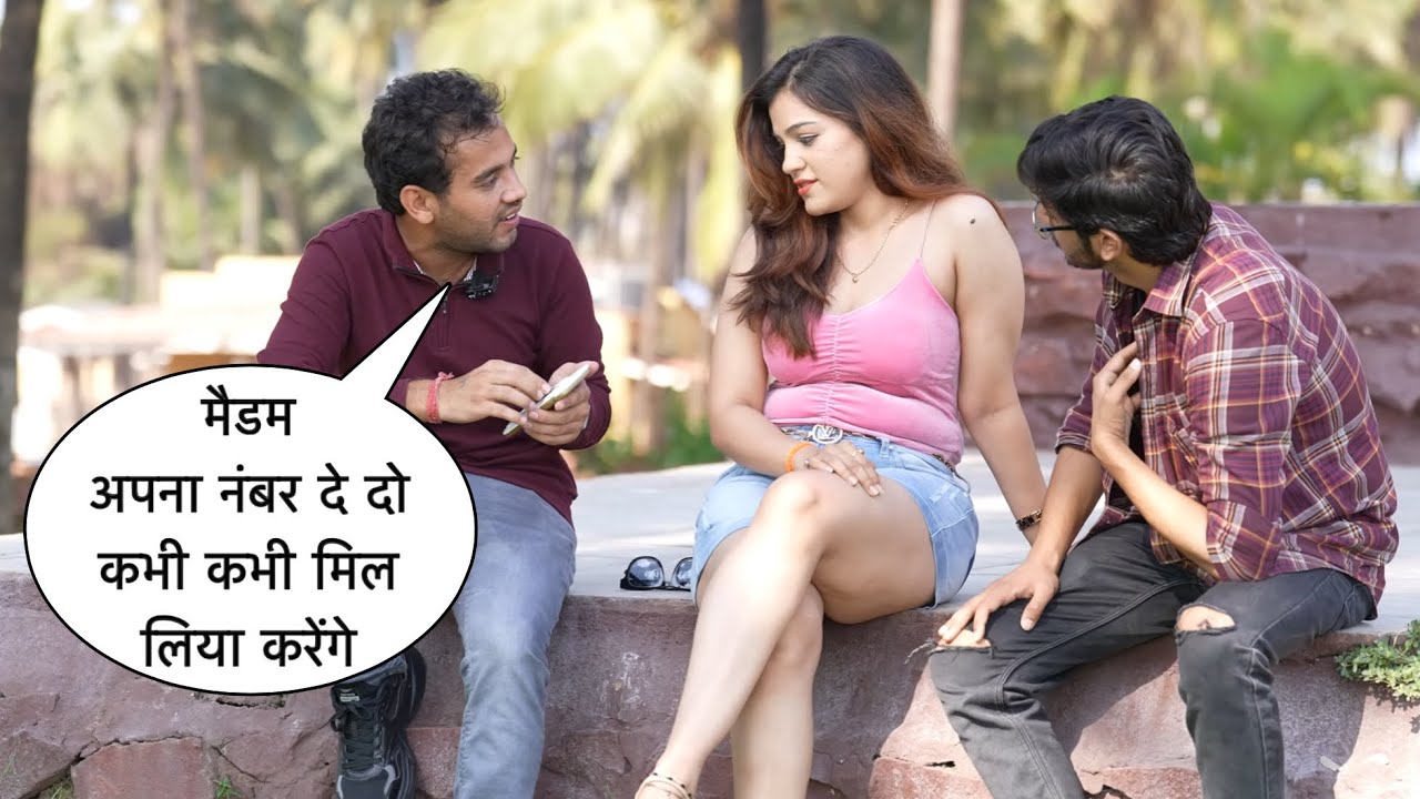 Kabhi Kabhi Mil Liya Karenge Madem Apna No Dedo Funny Flirting Prank On Cute Couple By Basant Jangra