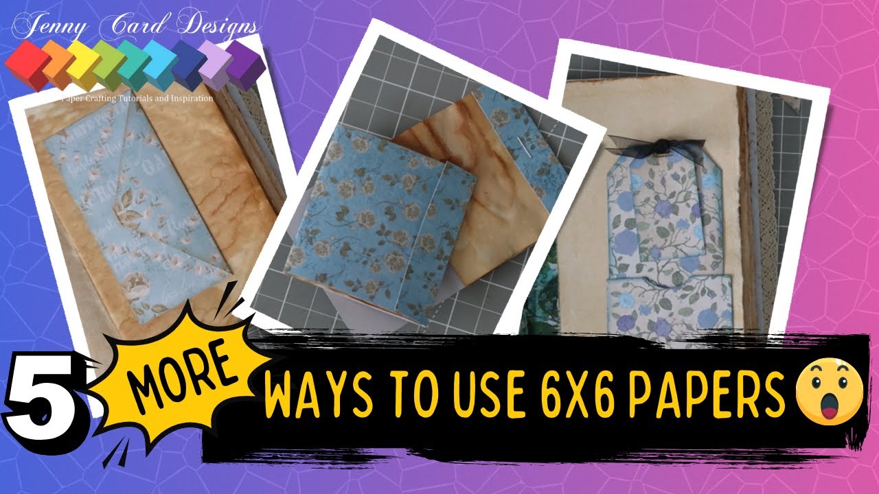 Chop It Up! ✂️📏with 5 MORE Fresh & Fun Ways to Cut Into Your 6x6 Paper Stash