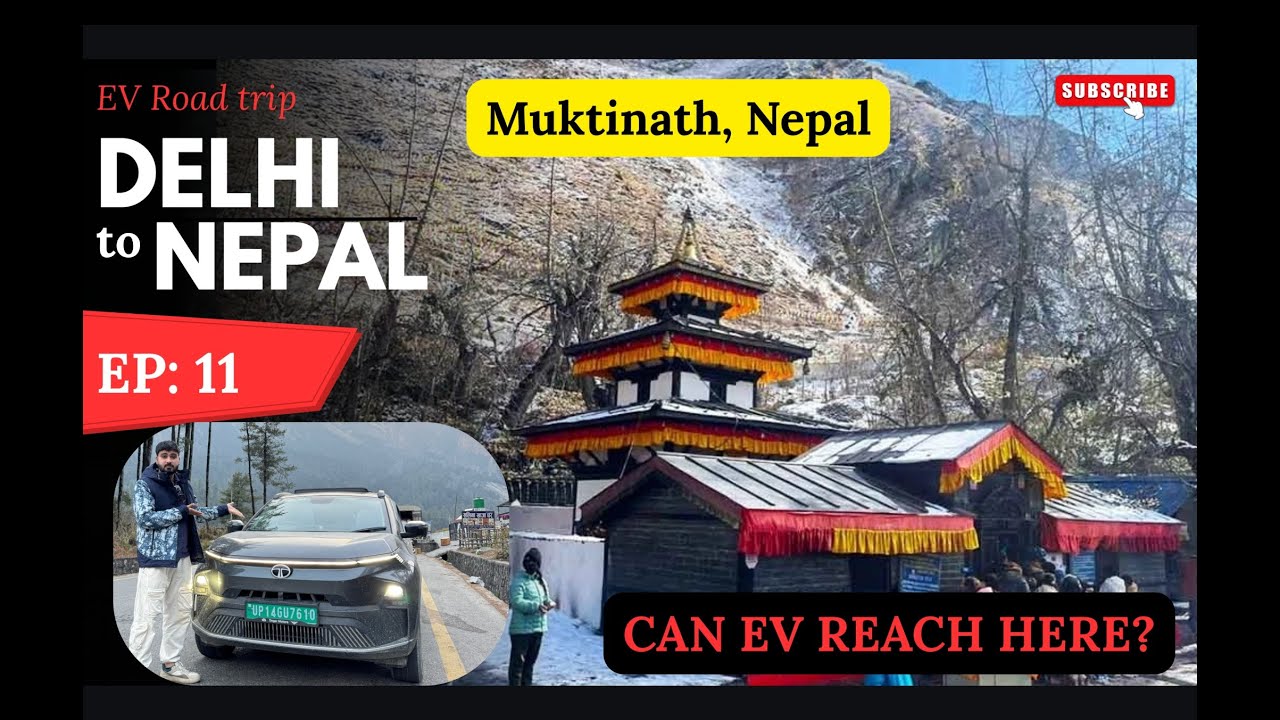 Nexon EV 45 Reaches Muktinath! 🏔️ Jomsom to Muktinath Road Condition 2026 (Ep 11)