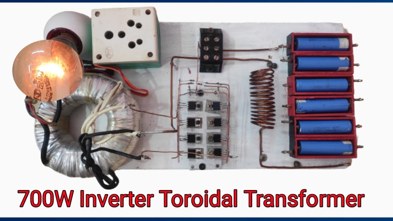 How to make 700W Inverter at home | Toroidal transformer | KAR Tech