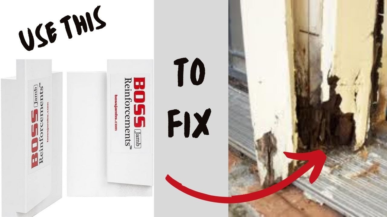 Ремонтный комплект для дверных коробок Boss PVC Dry Rot. Как сделать своими руками.