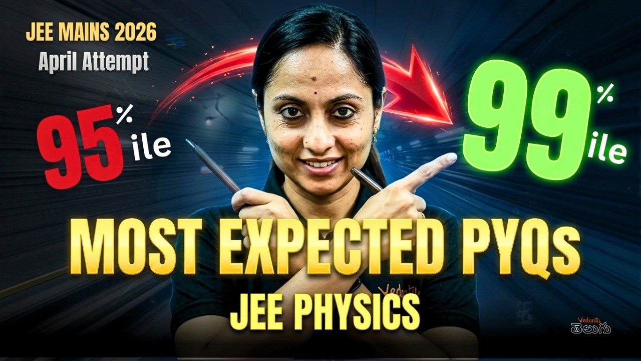 JEE Mains 2026 April Physics PYQs | Score 99 Percentile with These Must-Do Questions