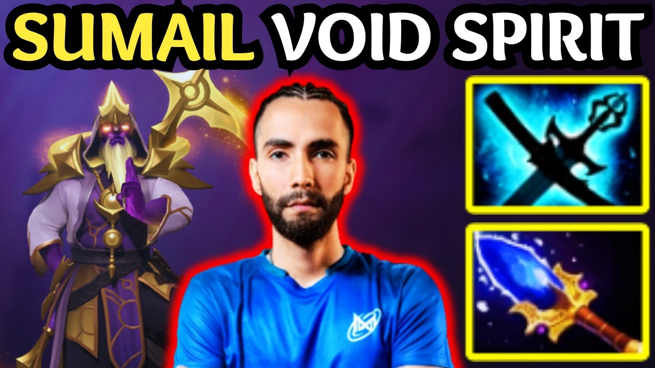 🔥 SUMAIL VOID SPIRIT Mid GOD &mdash; UNSTOPPABLE PICKOFF 🔥 Dota 2 Midlane