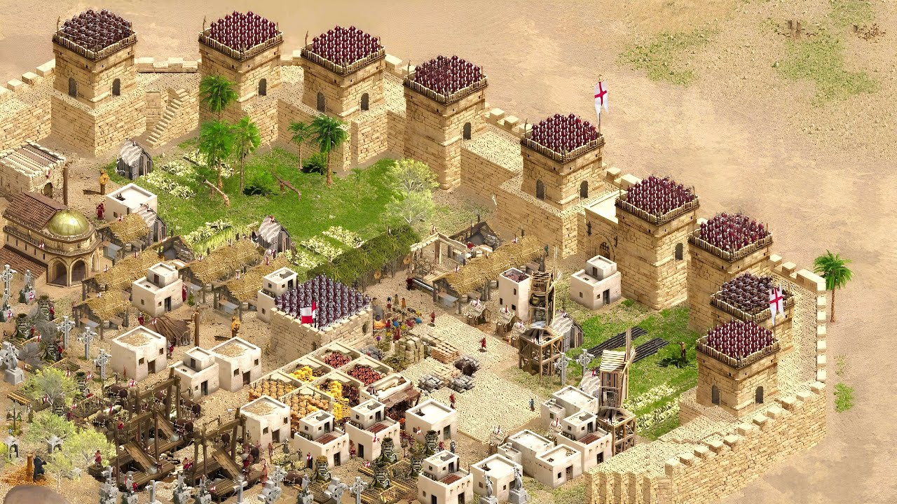 Not So Friendly 3v3 Multiplayer Skirmish — Stronghold Crusader Definitive Edition