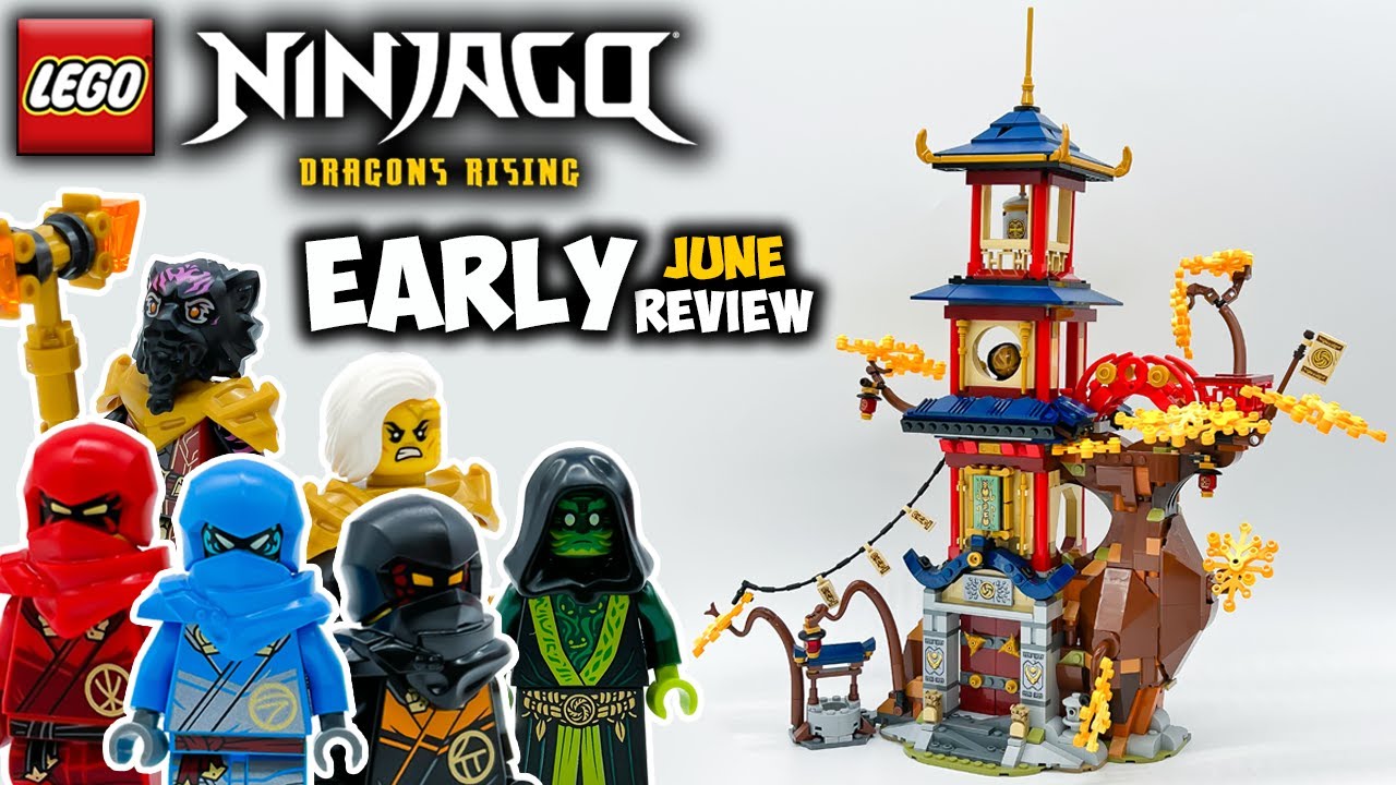 Temple of the Dragon Energy Cores EARLY Review! LEGO Ninjago Dragons Rising Set 71795