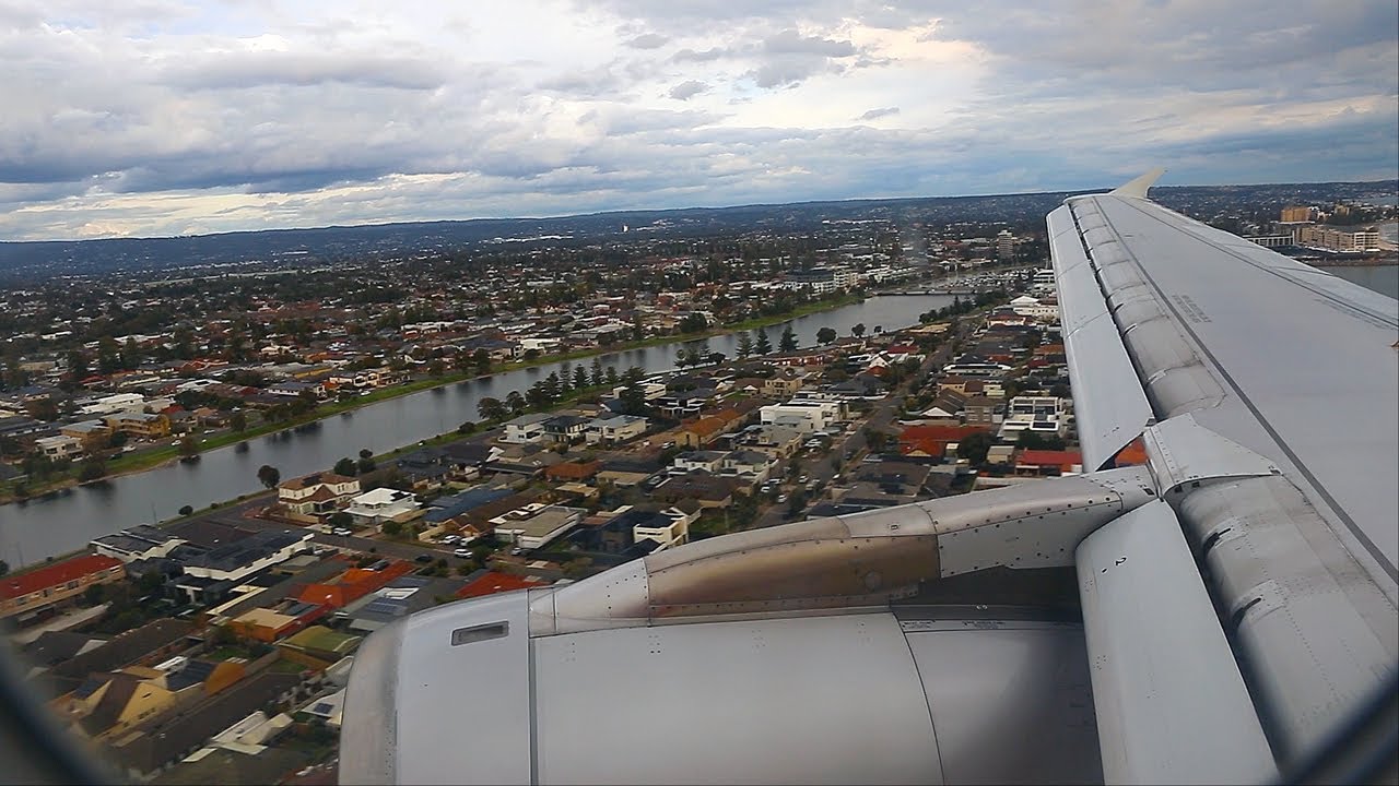 Jetstar Airbus A320 Landing - Adelaide (JQ 764)