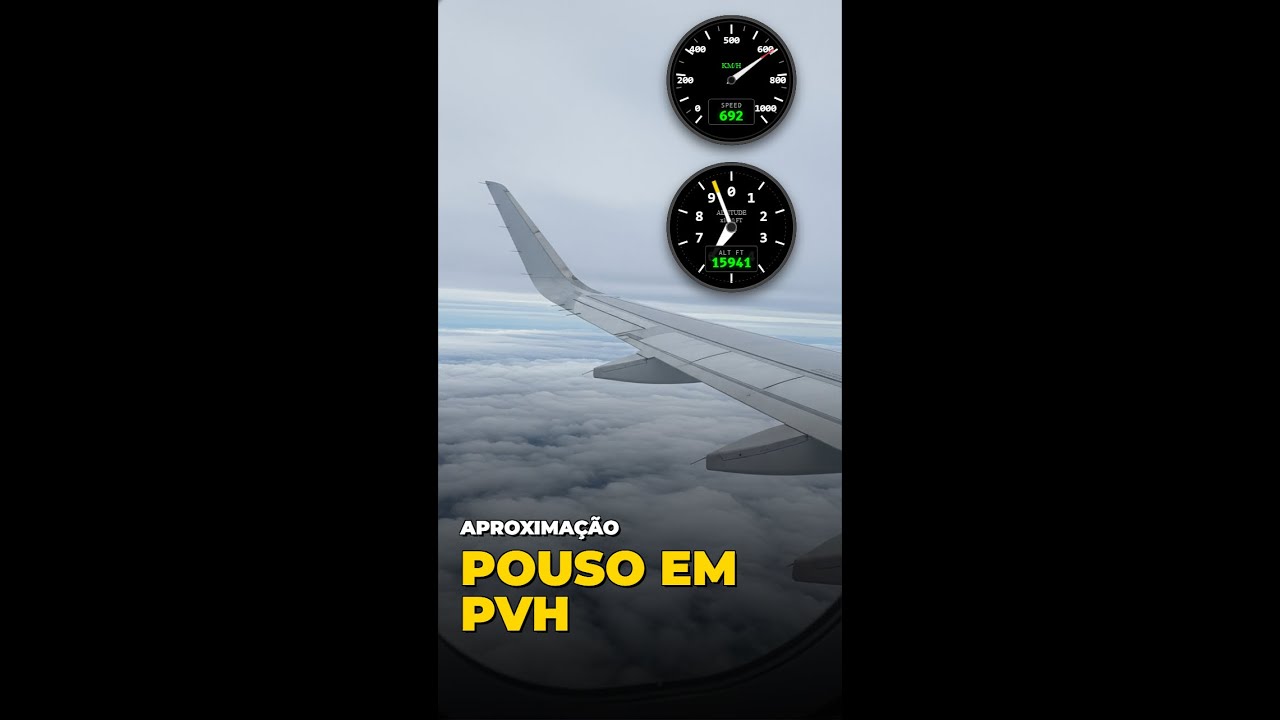 O GPS funciona no pouso? Teste de GNSS chegando em Porto Velho (SBPV)