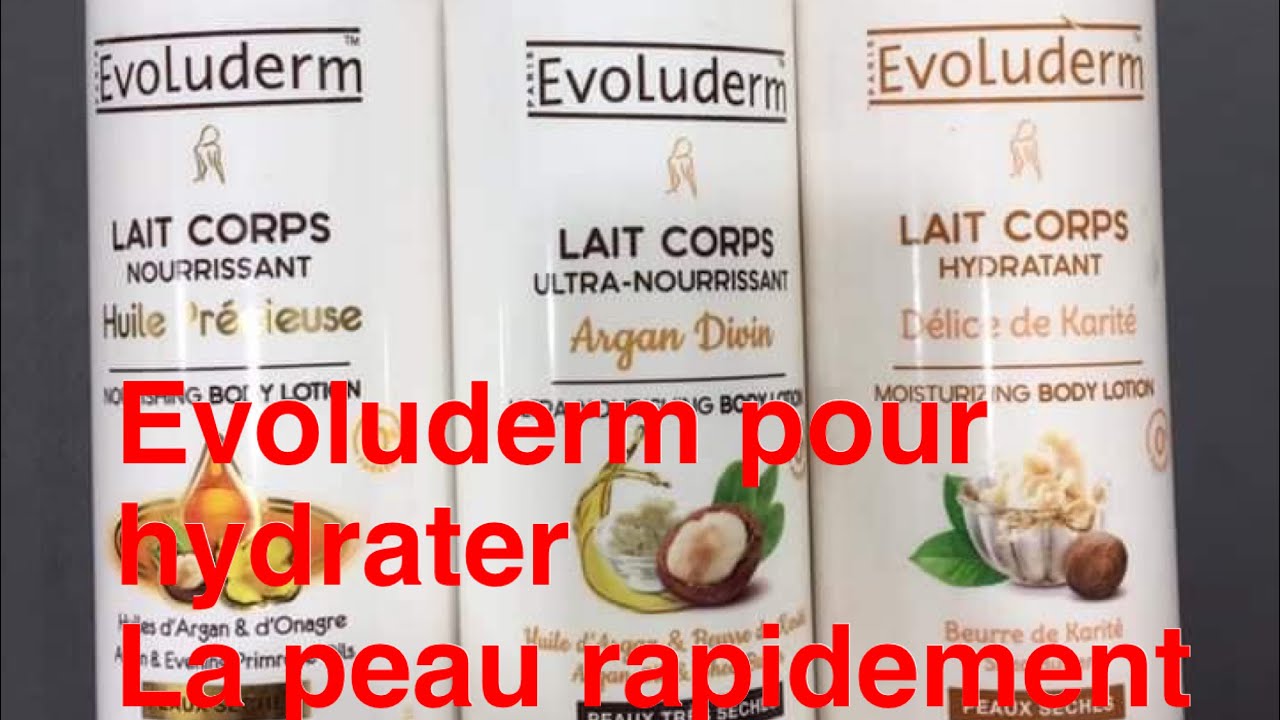 LAIT CORPS EVOLUDERM hydratant ,nourrissant Pour sublimer la peau 🔥🔥