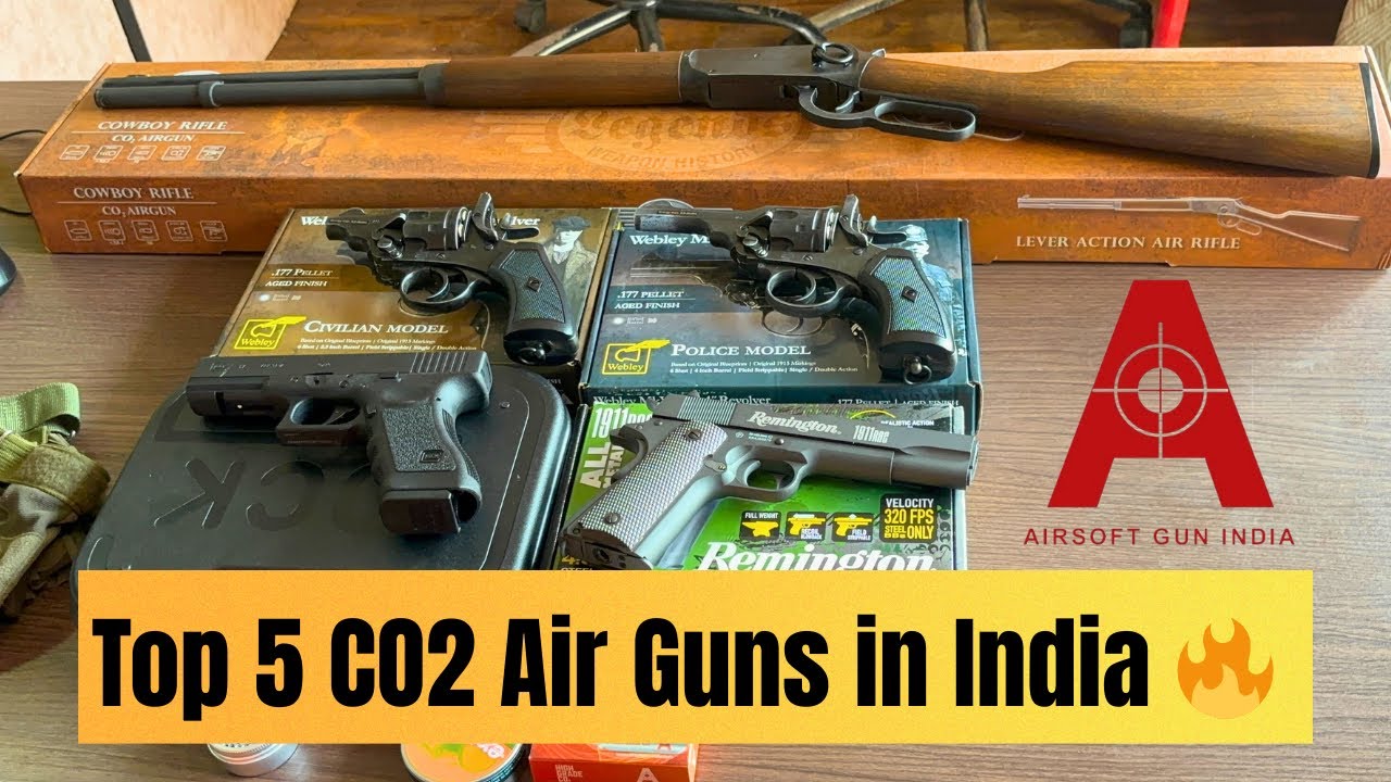 Top 5 CO2 Air Guns in India 🔥 In Stock Right Now | Best CO2 Air Pistols & Rifles 2026