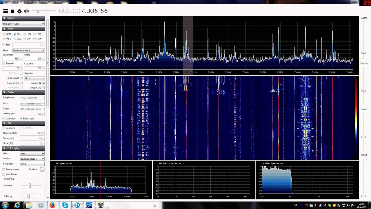 China Radio International received on R820T dongle
