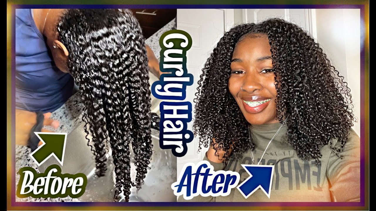 NEW Curly Hair Wash Routine for Defined Curls | Fall Wash Routine - ONLY USING 2 PRODUCTS AFTER WASH