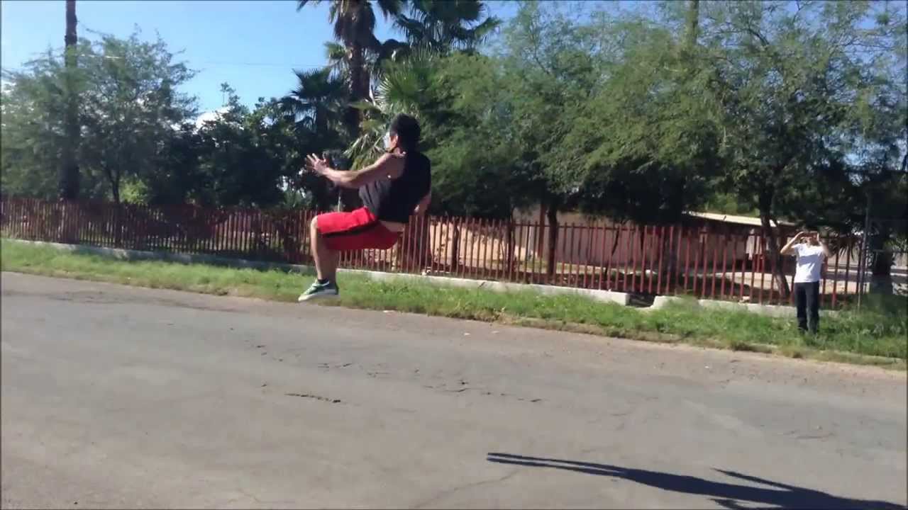 Double Backflip On Concrete!